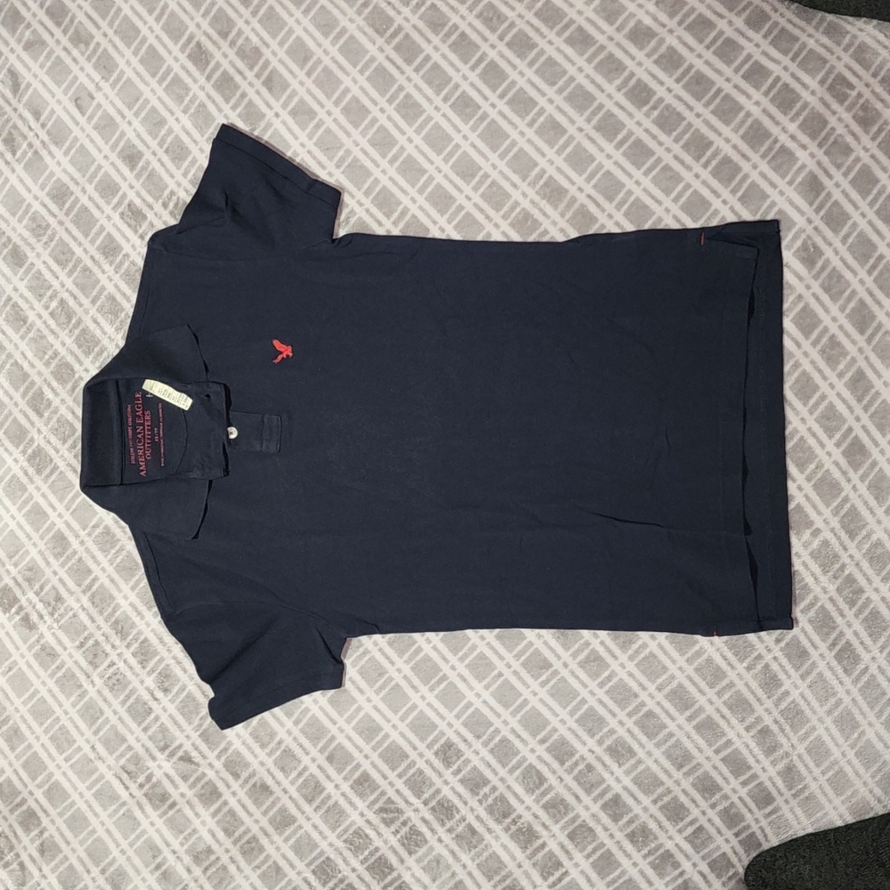 American eagle athletic fit polo shirt